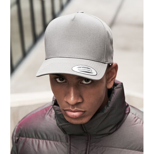 Flexfit 5 Panel Curved Classic Snapback Cap Thumbnail