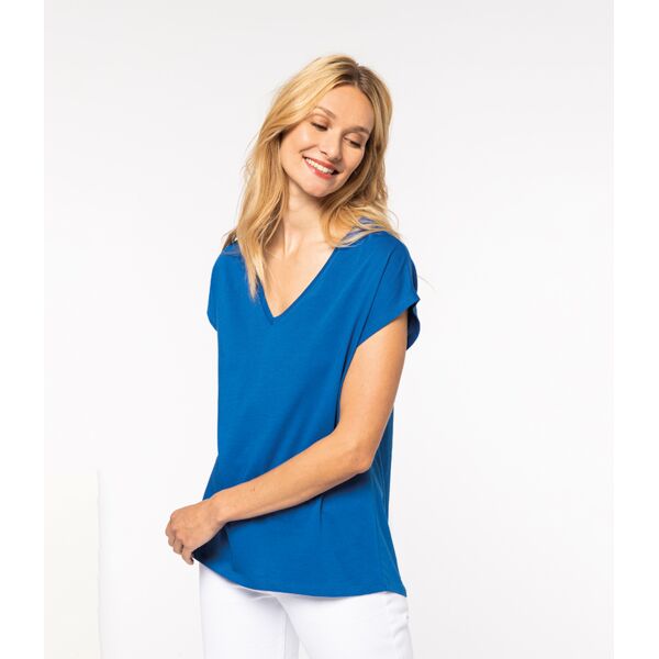 Native Spirit Ladies Oversized V Neck T-Shirt Thumbnail