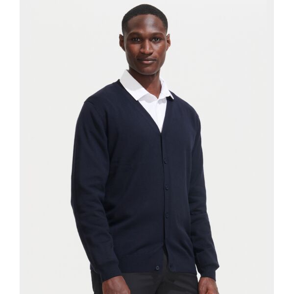 SOL'S Golden Cotton Acrylic V Neck Cardigan Thumbnail