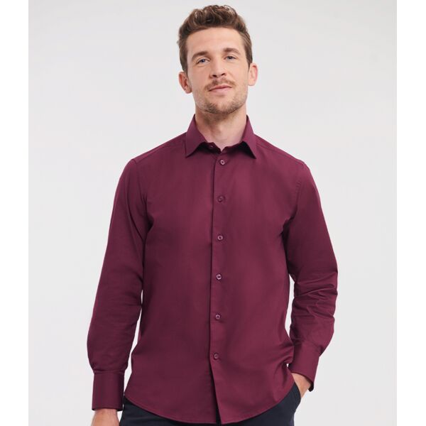 Russell Collection Long Sleeve Easy Care Fitted Shirt Thumbnail