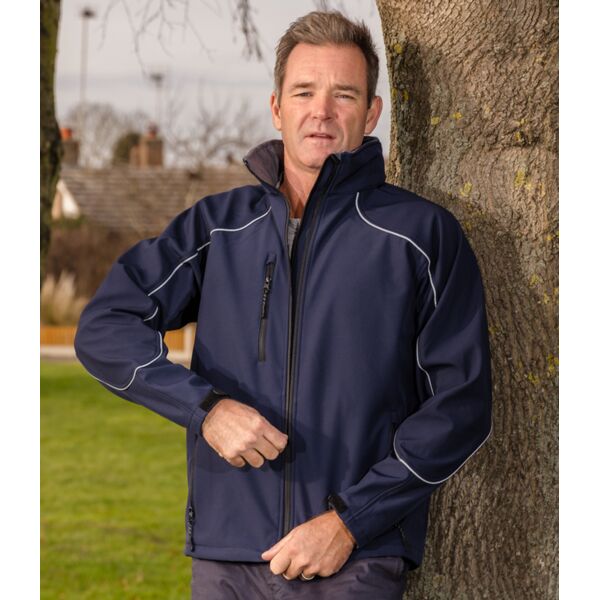 Result Work-Guard Hooded Soft Shell Jacket Thumbnail