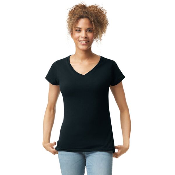 Gildan Ladies SoftStyle® V Neck T-Shirt Thumbnail