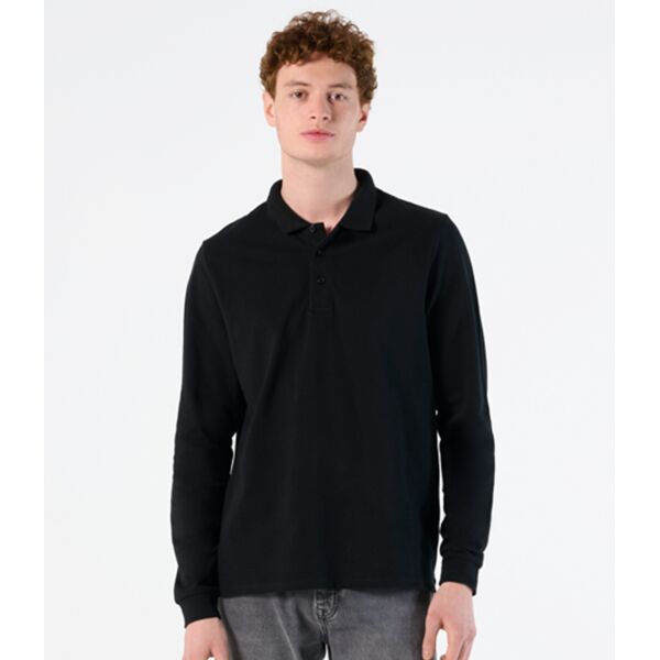 SOL'S Winter II Long Sleeve Cotton Piqué Polo Shirt Thumbnail