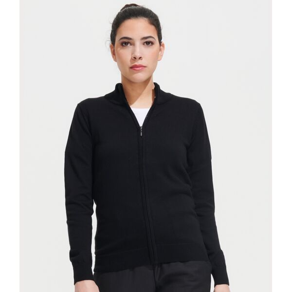 SOL'S Ladies Gordon Full Zip Cotton Acrylic Cardigan Thumbnail