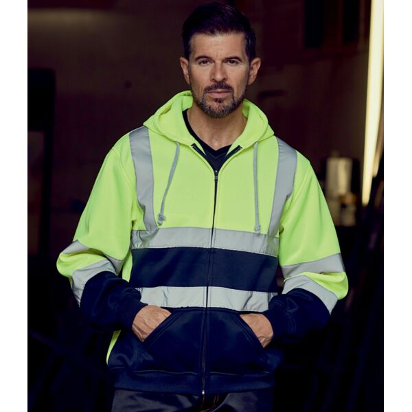 Yoko Hi-Vis Zip Hoodie Thumbnail