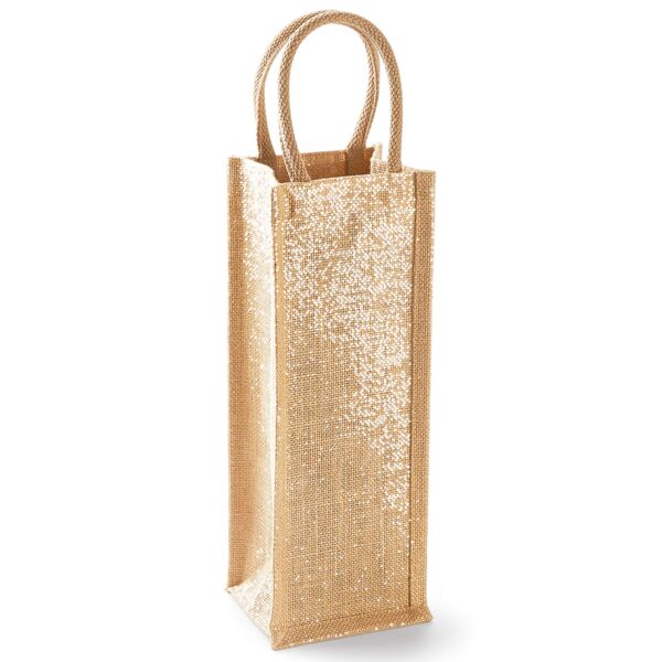 Westford Mill Shimmer Jute Bottle Bag Thumbnail