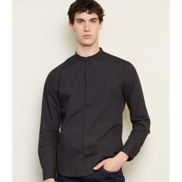 NEOBLU Bart Mao Collar Long Sleeve Poplin Shirt Thumbnail
